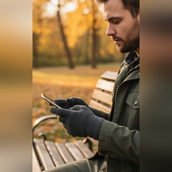 NEW! refrigiwear Thermal touchscreen 0237 dual layer gloves sz small/medium - Picture 2 of 7